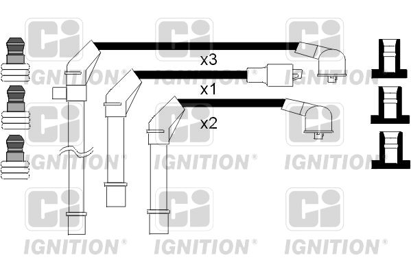 QUINTON HAZELL Augstsprieguma vadu komplekts XC898